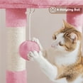 thumbnail image 6 of Yaheetech 42inch Cat Tree with Condo Basket Perch Platform, Pink, 6 of 10