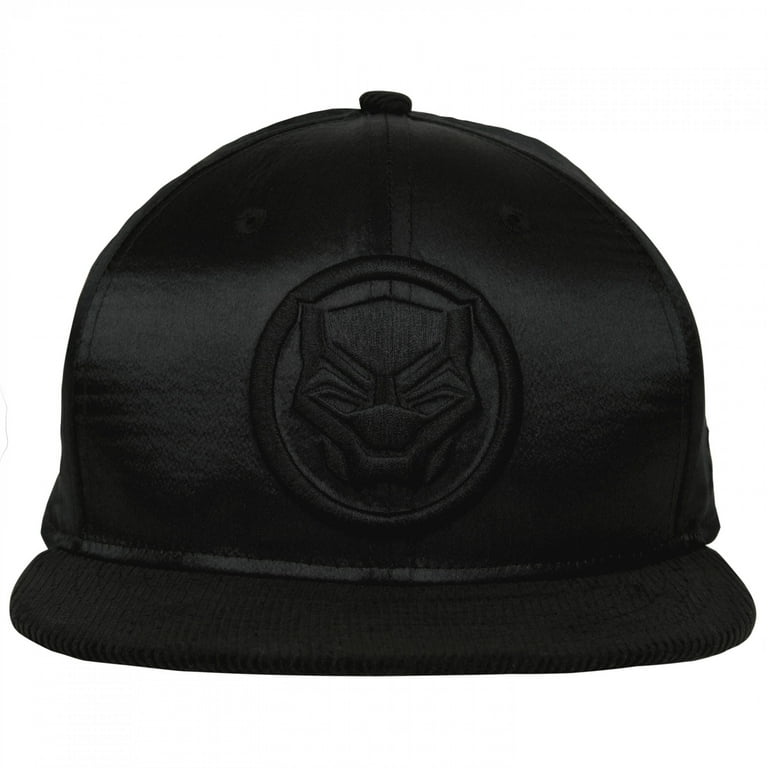 Black Panther Black on Black Satin New Era 9Fifty Adjustable Hat