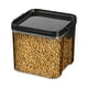 thumbnail image 4 of Fiudx Tarro para Almacenar Cebada, de Plástico Transparente, Hermético, Apilable, Ideal para Alimentos Secos, Especias, Refrigerios, Café, para Despensa o Refrigerador, 600 Ml, 700 Ml y 1300 Ml., 4 of 5