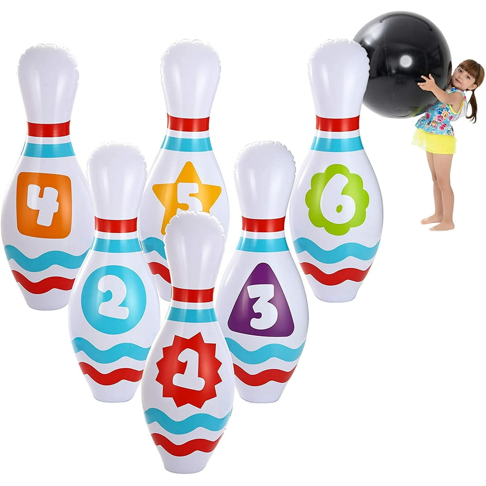 jumbo inflatable bowling set