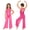 Rose, variant on Pageant Romper for Girls Wedding Party Bell-Bottom Latin Jazz Dance Jumpsuit Ballet Leotard Wide Leg Pants White 16