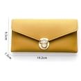 thumbnail image 4 of Coofit Clutch Wallet Large Capacity Long Wallet Credit Card Clutch with Buckle for Girl, 4 of 10