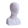 thumbnail image 4 of Runquan Mannequin Head Head Circumference 52cm Manikin Head for Necklace Display White, 4 of 8
