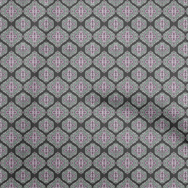 oneOone Cotton Cambric Gray Fabric Damask Sewing Craft Projects Fabric Prints By Yard 56 Inch Wide
