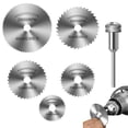 thumbnail image 2 of Precision Rotary Tool Accessories, High Speed Steel Cutting Wheel Set for Accurate Craftsmanship, Multipurpose Blades for Timber Plastic Aluminum, Dremel Compatible for DIY Projects, 2 of 7