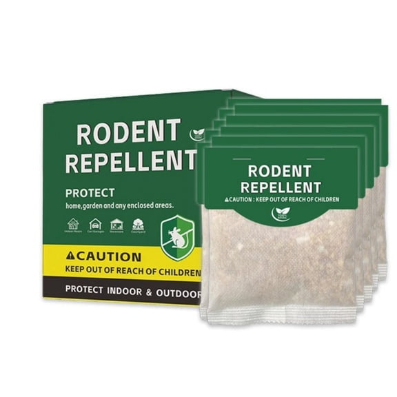 Rodent Repellent Pouches,Plant Rat Repellent, Indoor & Outdoor Mice Repellent, Best Mouse Repellent, Natural Rat & Mouse Repellent- 10 Pouches/Pack