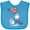 Turquoise, variant on Inktastic My Nana Loves Me Boys or Girls Baby Bib
