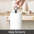 thumbnail image 3 of Black Paper Towel Holder Countertop - Free Standing Paper Towel Holder Stand for Kitchen Rolls,Fits Most Size Paper Roll, 3 of 5