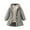 Gray, variant on SwiftWear Girls Fuzzy Fleece Jacket Casual Button Down Sherpa Overcoat Faux Fur Long Outwear with Hood 3-7 Years, Beige
