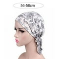 thumbnail image 5 of Visland Head Scarf Fashion Print Stretchy Headdress Dome No Brim Turban Hat for Spa, 5 of 8