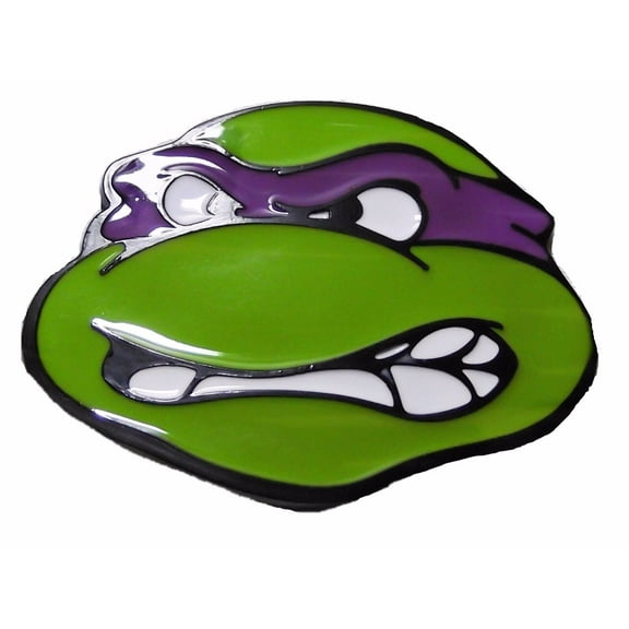 Teenage Mutant Ninja Turtles Donatello Purple Mask Metal/Enamel Belt Buckle