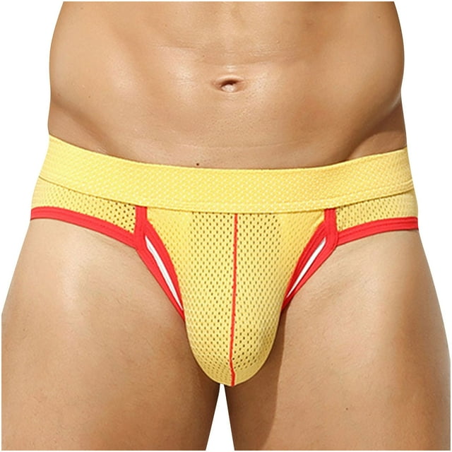 Mens Mesh Hollowed Out Vent Underpants