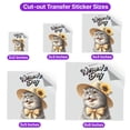 thumbnail image 5 of Happy Women's Day British Shorthair Sunflower Vintage Proud Mom Cutout Transfer Sticker Cat Lover Kitten Owner Gifts Transparent Decal Art Decor - 02030, 5 of 5