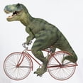 thumbnail image 3 of CafePress - Cycling Tyrannosaurus Rex White T Shirt - Men's White Classic Cotton T-Shirts, 3 of 4