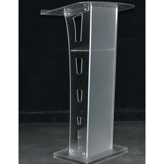 60*45*110CM Podium Reception Desk Acrylic Material Clear Church Pulpit Commercial