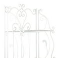 thumbnail image 5 of DecMode 24" x 73" White Metal Scroll Indoor Outdoor Tall Folding 5 Shelves Bakers Rack, 1-Piece, 5 of 18