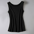 thumbnail image 3 of Womens Silk Tank Tops Sleeveless Blouses Summer Real Silk Polyester Skin Friendly For Various Occasions, 3 of 5