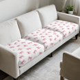 thumbnail image 2 of TSOVTHRID Pink Bowknot White Print Stretch Couch Cushion Cover Cushion Slipcover for Chair Loveseat Sofa Cushions Furniture Protector Sofa Seat Cover for Pets Dogs, 24x24 Inch, 2 of 7