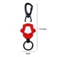 thumbnail image 1 of Llavero de cuerda con hebilla fácil de tirar, anillo retráctil antipérdida (rojo y blanco) Hugtrwg Para Estrenar, 1 of 9