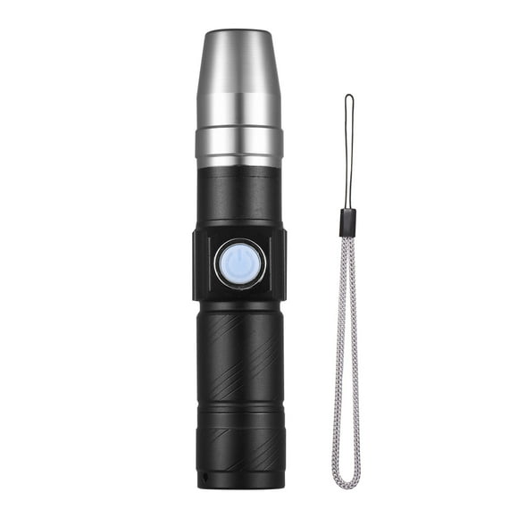 Graflsoa UV LED Flashlight for Nail Art & Mask Testing, USB Rechargeable with Lanyard, Anti-Slip Design, Black/Rose Red/Orange Options