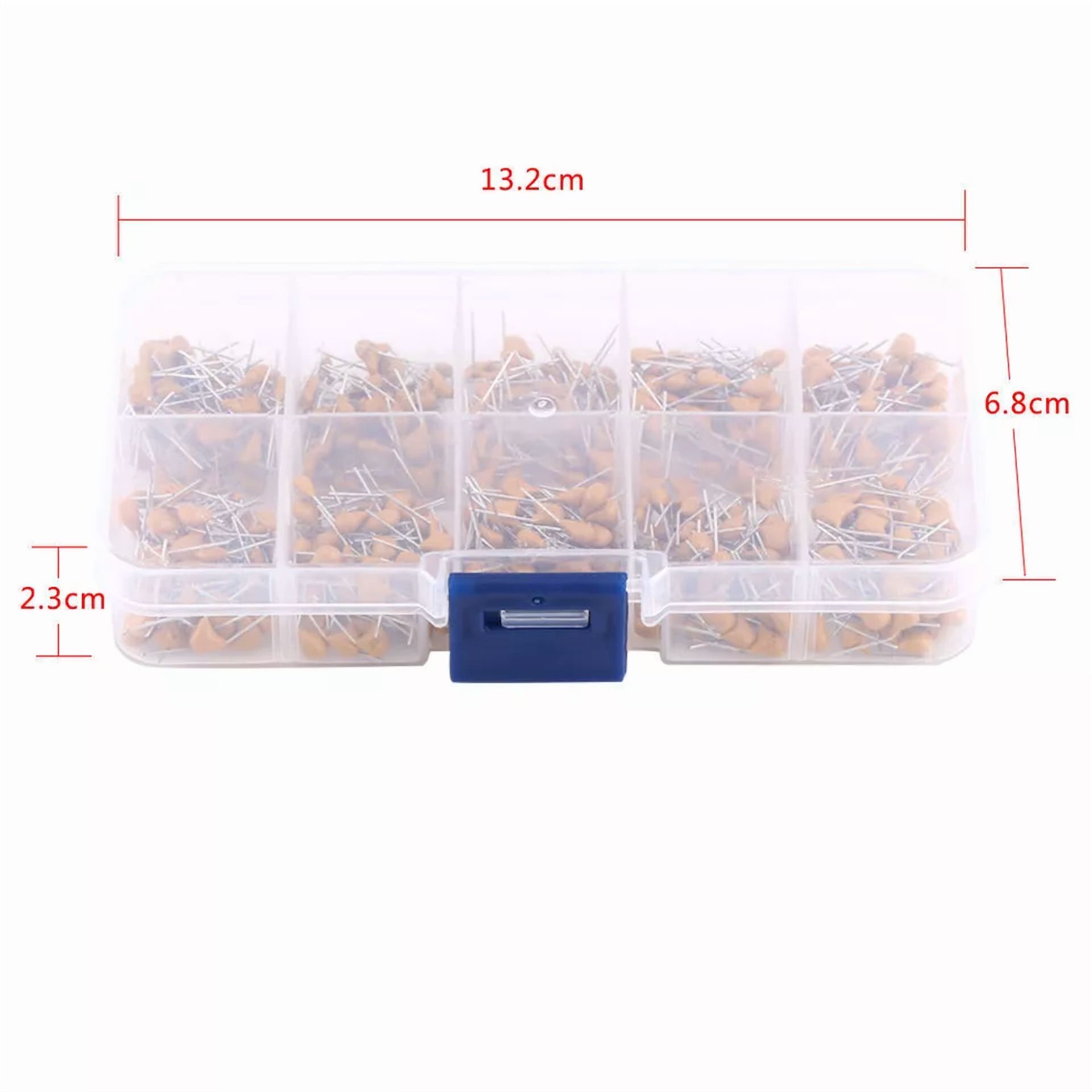 CIRCLE- 0.1Uf~10Uf 50V Ceramic Capacitor Assorted Kit 500Pcs 10 Value