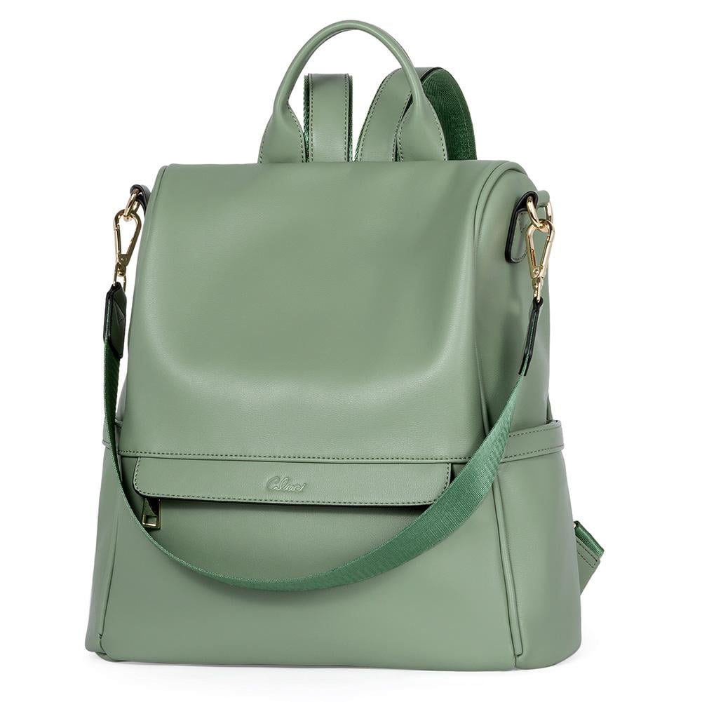 CLUCI Women/'s Backpack Fashion Designer Leather Handbag Large Travel Bags Ladies Shoulder Bag
