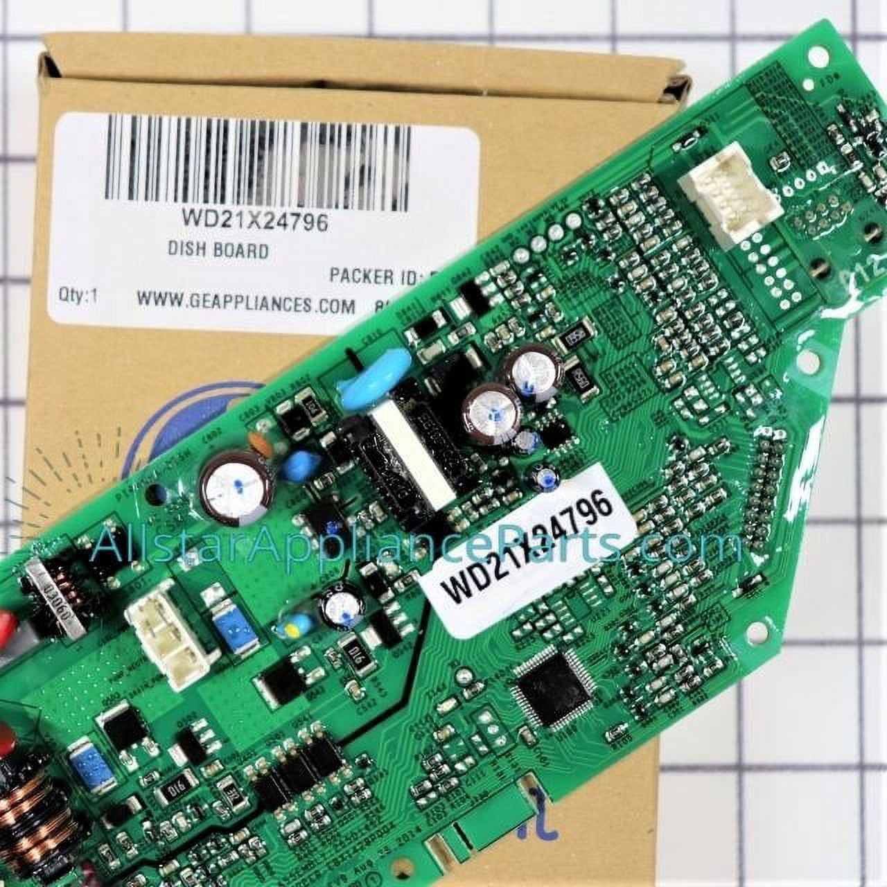 GE Dishwasher Electronic Control Board WD21X24796