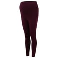 thumbnail image 5 of HANXIULIN Women's Maternity Leggings Seamless Yoga Pants Stretch Pregnancy Trousers Red L, 5 of 9