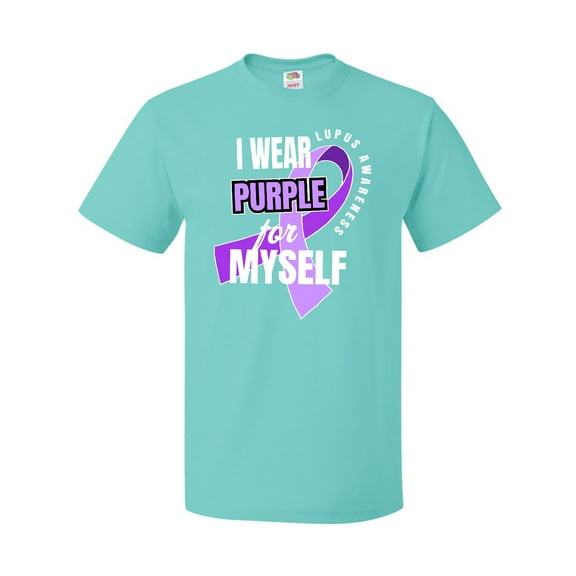 Inktastic I Wear Purple for Myself Lupus Awareness T-Shirt
