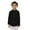 Black, variant on Toddler Kids Long Sleeve Button - Down T-Shirt Spring Fall Shirt & School Style Top For Back To School Formal Casual Outfit,Size:5-6 Years