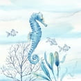thumbnail image 2 of Coulter, Cynthia 12x12 White Modern Wood Framed Museum Art Print Titled - Great Blue Sea II, 2 of 4