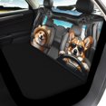 thumbnail image 3 of Uourmeti Vacation Themed Corgi Cartoon Pattern Car Accessories Set Lightweight Car Seat Covers Removable Anti-Slip Car Front Back Seat Covers, 3 of 9