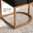 thumbnail image 6 of Upholstered Barrelback Dining Chair with Gold Metal Base, Set of 2, 6 of 14