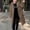 Coffee, variant on EGNMCR Womens Long Puffer Coat, Long Sleeve Padded Winter Down Coats, Hooded Parka Jacket Women's Fashion Loose Long Sleeve Cotton-Padded Jacket Long Frock Coat Women Coat