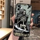 thumbnail image 1 of Black Phone Case For iPhone 14 13 12 11 Pro XS Max 6 S 8 7 Plus X XR 5S SE 12Mini Grim Reaper Skull Skeleton Soft Silicone Cover xuanjing unisex, 1 of 2