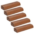 thumbnail image 2 of Soporte para tarjetas de visita de madera, soporte para exhibición de fotos, abrazadera para notas, suministros de inicio de sesión de oficina (Color oscuro), 5 uds., 2 of 5