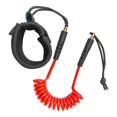 thumbnail image 3 of Baoblaze Surfboard Leash Surf Board Leash Wrist Strap Coiled Board Leash Red, 3 of 8