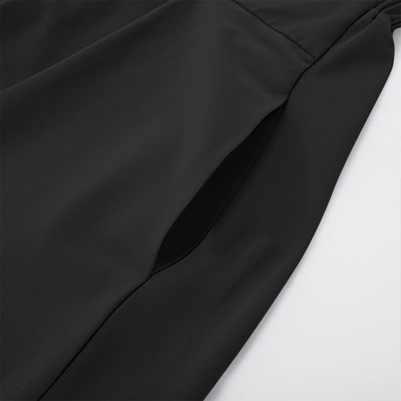 Cavosen Pleated Skirts for Women Long Maxi Ankle Length Skirts Summer Skirts High Waist Plain Pencil Skirts Dress Button with Pocket Athletic Beachwear Resortwear Black L