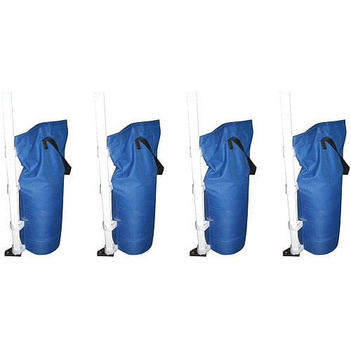 Blue 4 Pack GigaTent Canopy Sand Bags for Outdoor Shelter Canopy Leg Weights, Sand Bags