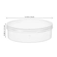 thumbnail image 6 of WEAVILUX 10Pcs Makeup Sponge Storage Box Transparent Round Puff Container Portable for Travel and Cosmetics, 6 of 8