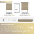 thumbnail image 7 of Boolegon Blackout Roller Shades for Windows,Cordless,Linen Fabric,Roller Blinds,Thermal Insulated Fabric UV Protection,Window Shades for Home,Office,Bedroom,Door, Blackout-White, 36"W x 72"H, 7 of 7