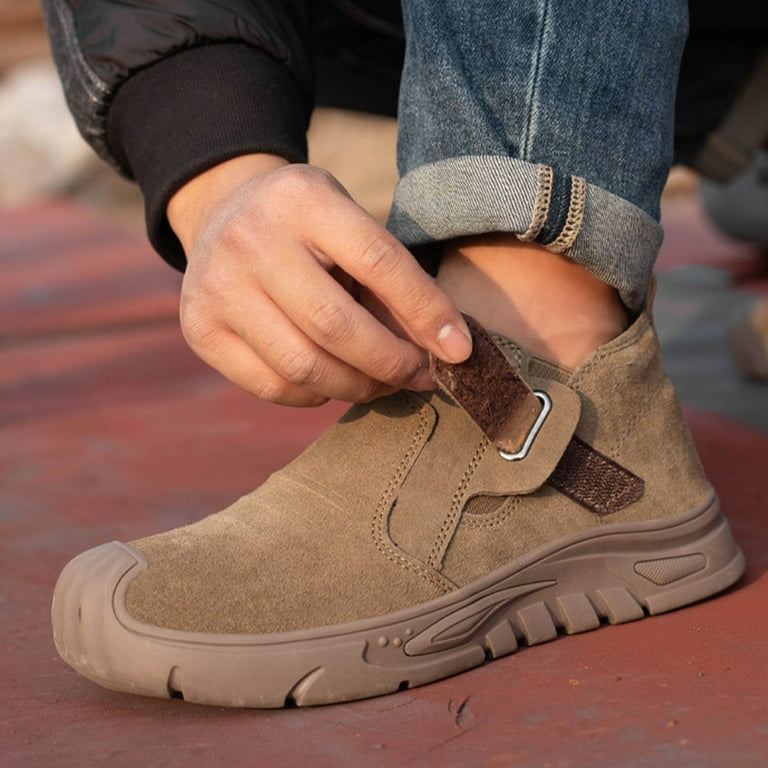 Steel Toe Safety Boots - Lightweight Non-Slip Work Shoes For Men & Women