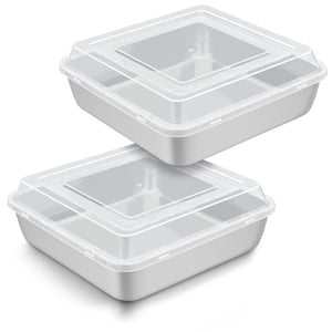 Walchoice 8x8" Square Baking Pan Set With Lids