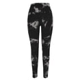 thumbnail image 1 of Leggings Tie Dye sin costuras, cintura alta, elásticos, negros, de secado rápido, suaves y transpirables, para yoga, para mujer, talla L, 1 of 14