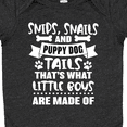 thumbnail image 4 of Inktastic Snips Snails and Puppy Dog Tails That's What Little Boys Boys Baby Bodysuit, 4 of 5