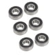 thumbnail image 3 of 6 rodamientos de bolas de acero sellados 6201 para motores eléctricos y herramientas: alto contenido de carbono, compatibles con vehículos, 3 of 8