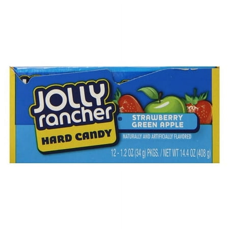Jolly Rancher Hard Candy Assortment, 1.2 Oz., 12 Count