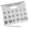 thumbnail image 2 of Qarigey 12 pares de pendientes, accesorios de moda exquisitos y elegantes, estilo Simple, colgante de oreja para niña, XY-1904 de gotas para la oreja Type3 NO3 Qarigey AP008259-10, 2 of 5