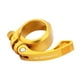 thumbnail image 1 of Abrazadera de tija de sillín de bicicleta de liberación rápida de 41 mm anodizada para tija de sillín de aluminio de 33,9 mm Oro, 1 of 9