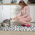 thumbnail image 3 of Paw Prints and Bones Kitchen Rugs Sets Of 2,Anti Fatigue Kitchen Mat Rugs Non Slip Washable,Decorative Kitchen Floor Mats for Kitchen,Sink,Laundry,17"x30"+17"x47", 3 of 7
